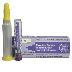 Atropine Sulfate Injection, 0.1 mg/10 mL, Luer Jet Prefilled Syringe