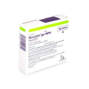 Novolin GE NPH PenFill Cartridge 5 x 3 ml